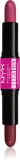 NYX Professional Makeup Wonder Stick Cream Blush - Палетка двустороннего стика для контурирования, 2 г, оттенок 04 Deep Magenta N Ginger — фото 1