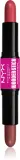 NYX Professional Makeup Wonder Stick Cream Blush - Палетка двустороннего стика для контурирования, 2 г, оттенок 03 Coral N Deep Peach — фото 1