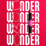 NYX Professional Makeup Wonder Stick Cream Blush - Палетка двустороннего стика для контурирования, 2 г, оттенок 03 Coral N Deep Peach — фото 4
