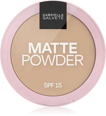 Gabriella Salvete Matte Powder - Пудра матирующая SPF 15, 8 г