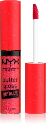 NYX Professional Makeup Butter Gloss Metallic - Металлический блеск для губ, 8 мл