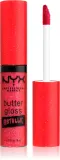 NYX Professional Makeup Butter Gloss Metallic - Металлический блеск для губ, 8 мл, оттенок 09 Blood — фото 1