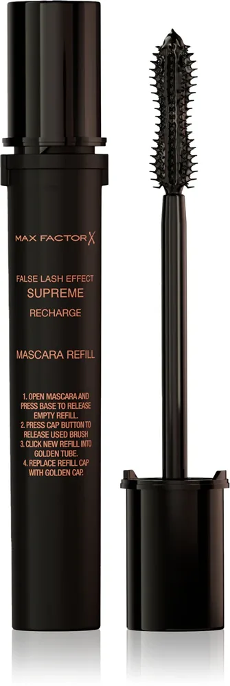 Max Factor False Lash Effect Supreme Recharge Refill - Тушь для ресниц с эффектом искусственных ресниц - наполнение, 8 мл, оттенок Black
