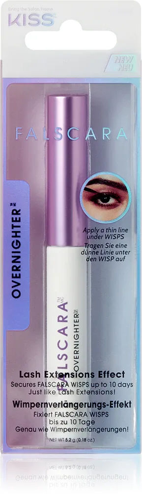 Средство для накладных ресниц KISS Falscara Overnighter из линейки Falscara, 4,4 г