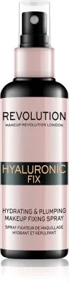 Makeup Revolution Hyaluronic Fix Hydrating & Plumping - Спрей для фиксации макияжа с увлажняющим действием, 100 мл