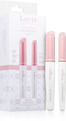 Luvia Cosmetics Silk Brush Duo Candy - Набор кистей, 2 шт