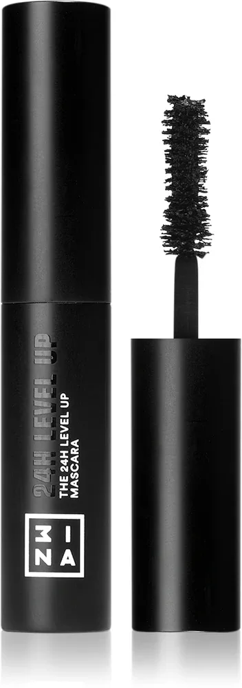 3INA The 24H Level Up Mascara Mini - Долговременная тушь для ресниц, 4.5 мл, оттенок 900 - Black