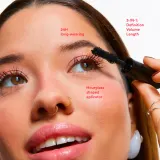 3INA The 24H Level Up Mascara Mini - Долговременная тушь для ресниц, 4.5 мл, оттенок 900 - Black — фото 3