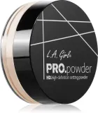 L.A. Girl Cosmetics PRO. Powder - Пудра для лица, фиксирующая и матирующая, 5 г, оттенок Banana Yellow — фото 1