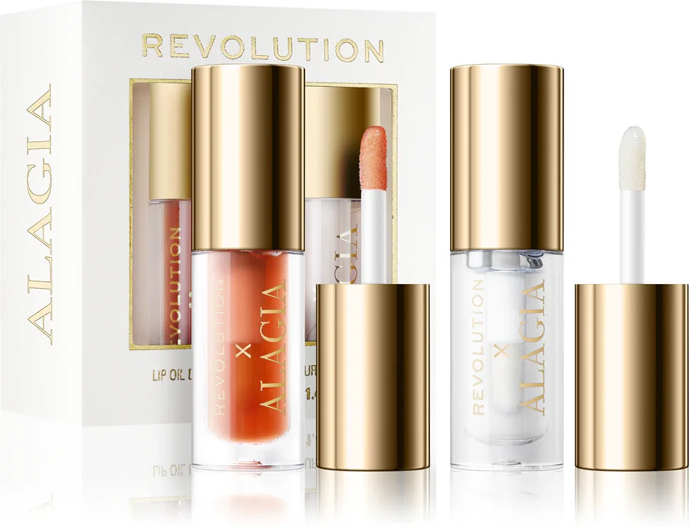 Makeup Revolution X Alagia Dominicana Glow & Sunburn - Подарочный набор для губ, 1 шт