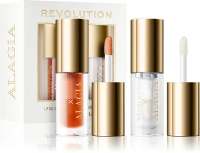 Makeup Revolution X Alagia Dominicana Glow & Sunburn - Подарочный набор для губ, 1 шт