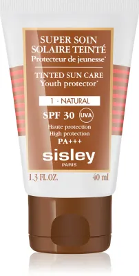 Sisley Super Soin Solaire Teinte - Защитный тонизирующий крем для лица SPF 30, 40 мл
