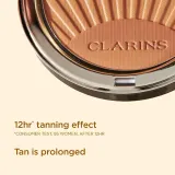 Clarins Bronzing Powder Summer Radiant - Бронзовая пудра, 10 г — фото 2