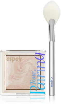 espoir Tone Pairing Highlighter - Розовый хайлайтер для лица и области вокруг глаз с кисточкой, 9.6 г