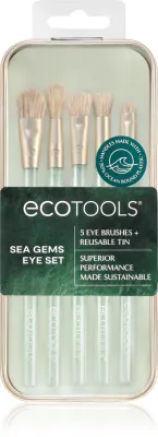 EcoTools Sea Gems Eye Set - Набор кистей для макияжа глаз, 5 шт