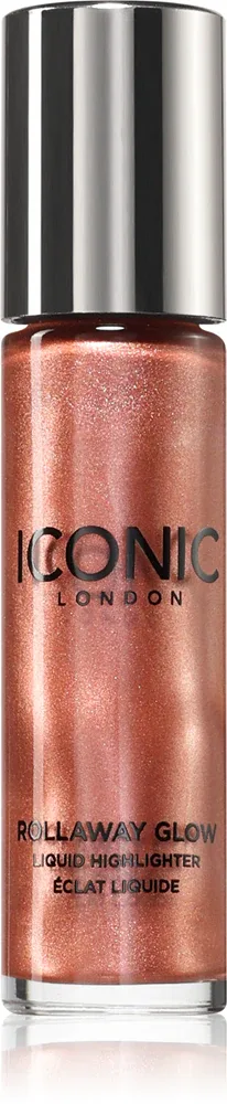 ICONIC London Rollaway Glow - Жидкий хайлайтер для лица, 8 мл, оттенок Rose Potion