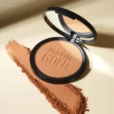Dripping Gold Luxury Tanning Bronzing Powder - Компактная бронзирующая пудра для тела и лица, 15 г, оттенок Illuminating — фото 3
