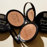 Dripping Gold Luxury Tanning Bronzing Powder - Компактная бронзирующая пудра для тела и лица, 15 г, оттенок Illuminating — фото 5