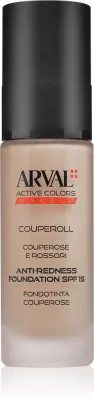 Arval Couperoll Anti-redness foundation SPF15 - Тональный фонд с SPF 15, 30 мл