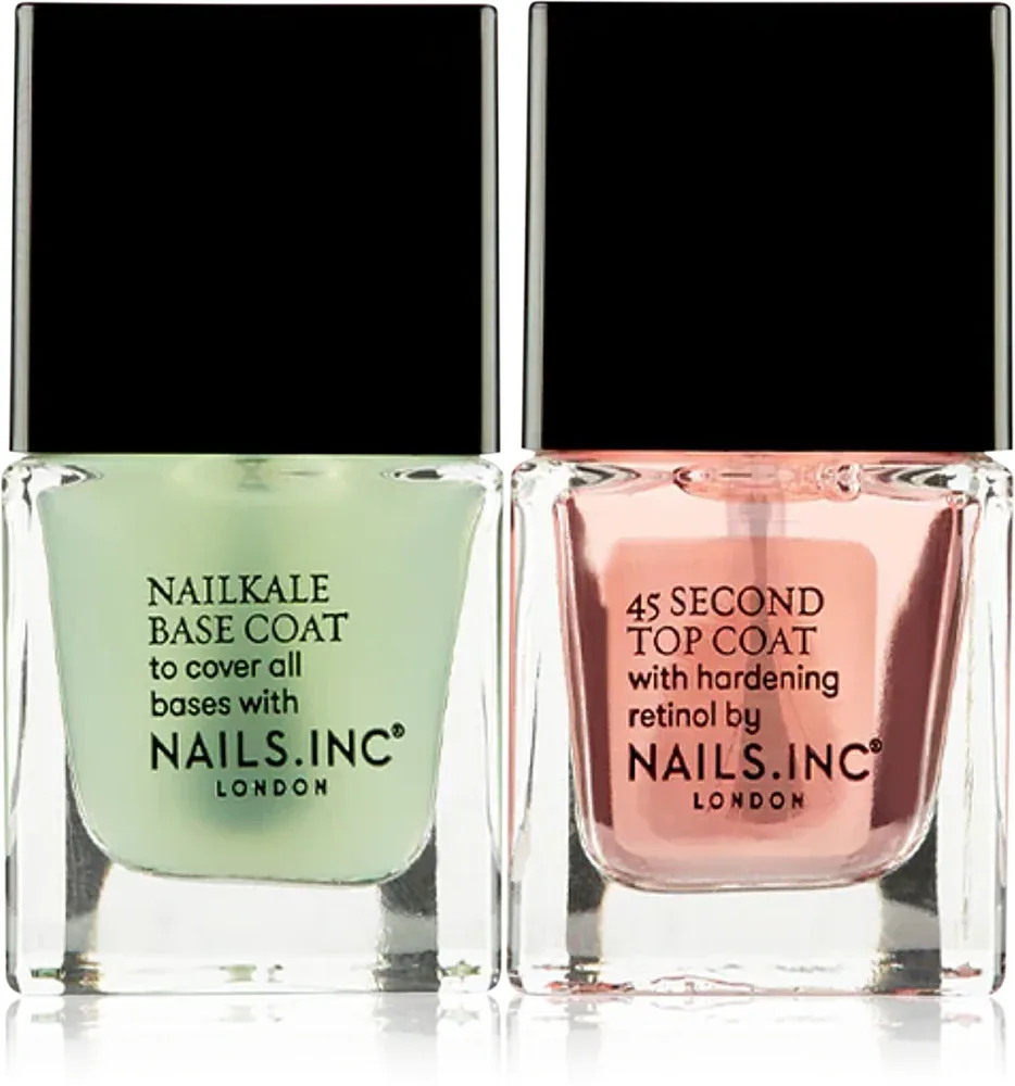 Nails Inc. Treatment Number Ones - База и топ для ногтей мини, 2 мл