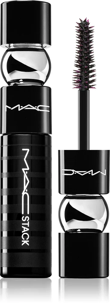 MAC Cosmetics M·A·CStack Mascara Superstack Mega Brush - Тушь для ресниц, утолщающая и удлиняющая, мини, 8 мл, оттенок Black