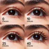 MAC Cosmetics M·A·CStack Mascara Superstack Mega Brush - Тушь для ресниц, утолщающая и удлиняющая, мини, 8 мл, оттенок Black — фото 6