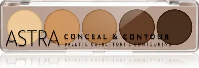 Astra Make-up Palette Conceal & Contour - Палитра корректоров, 6.5 г