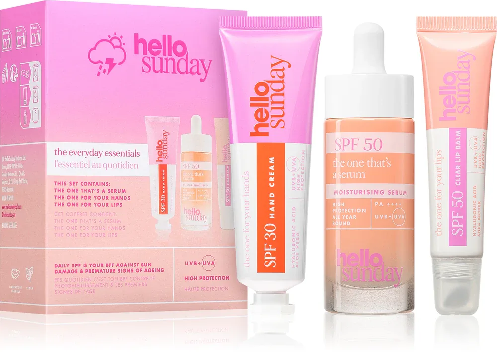 hello sunday the everyday essentials - Крем для лица, придающий коже сияние, 3 шт