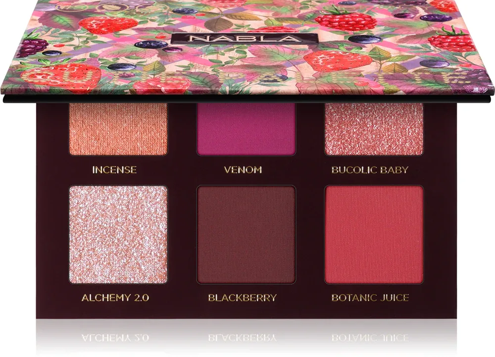 NABLA Cosmetics Cutie Palette - Палетка теней для век: палетка теней для век, 8 г, оттенок Wild Berry