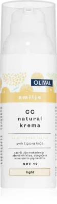 Olival Immortelle Natural - Увлажняющий крем СС с SPF 12, 50 мл