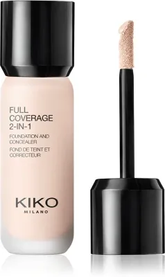 KIKO Milano Full Coverage 2-In-1 - Тональная основа: подкладка и корректор 2 в 1, 25 мл