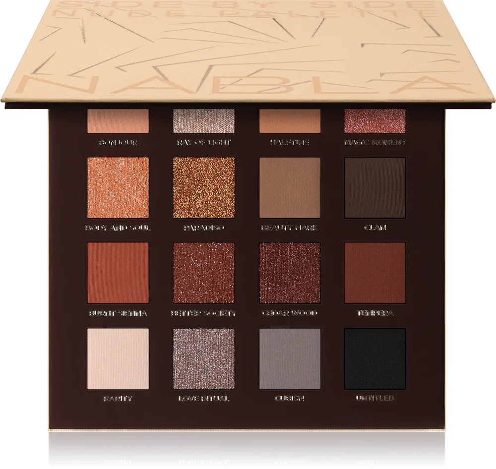 NABLA Cosmetics Side By Side Nude - Палетка теней для век: палетка теней для век, 12.2 г
