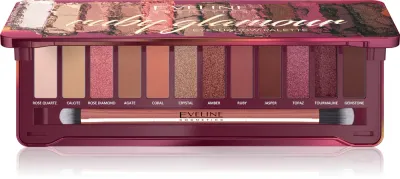 Eveline Cosmetics Ruby Glamour - Палетка теней для век, 12 г