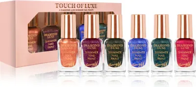 Barry M Diamond Luxe - Набор лаков для ногтей, 6 мл