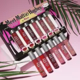 theBalm Meet Matt(e) Hughes Mini Kit Miami - Набор помад в жидкой форме для долговременного эффекта — фото 6
