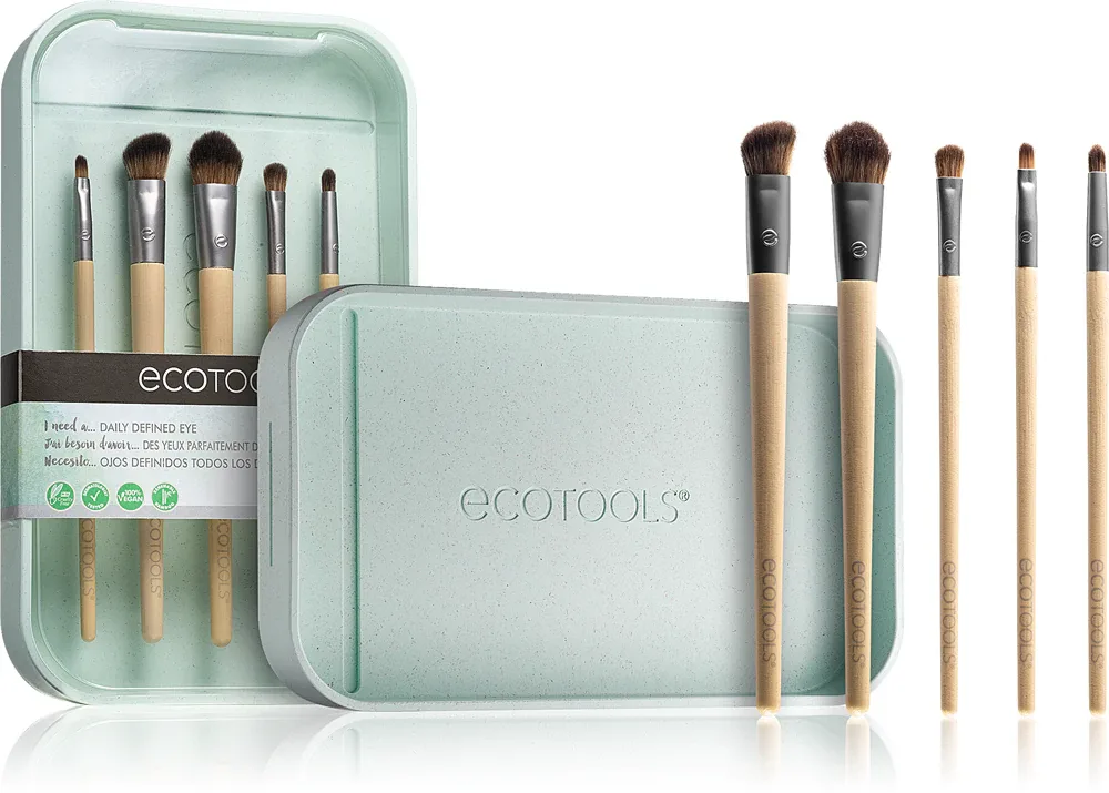 EcoTools Daily Defined Eye - Косметический набор кистей, 5 шт