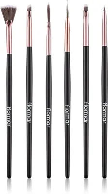 flormar Nail Art Brush Set - Набор кистей для ногтей, 6 шт