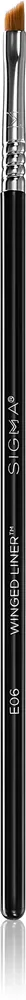 Sigma Beauty Eyes E06 WINGED LINER BRUSH - Кисть для подводки глаз, 1 шт