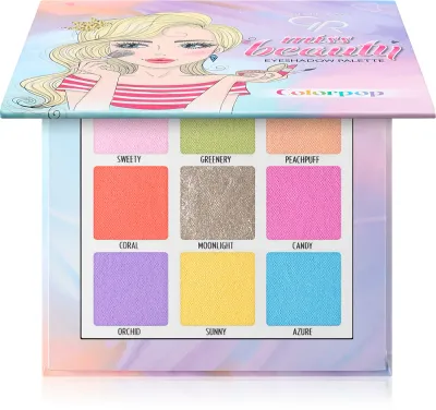 Golden Rose Miss Beauty - Палетка теней для век: палетка теней для век, 9 г