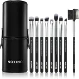 Notino Makeup Brushes Eye Area Professional Make-Up Brush Set - Набор кистей с чехлом, 9 шт — фото 1