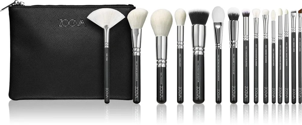 ZOEVA The Artists Brush Set Silver - Набор кистей для косметики, 1 шт