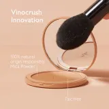 Caudalie Vinocrush Longlasting Bronzer Powder - Тройной компактный тональный крем с эффектом осветления, 8.5 г — фото 4