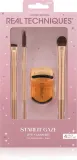 Real Techniques Starlit Gaze Eye + Lash Set - Набор кистей для глаз и бровей, 4 шт — фото 1