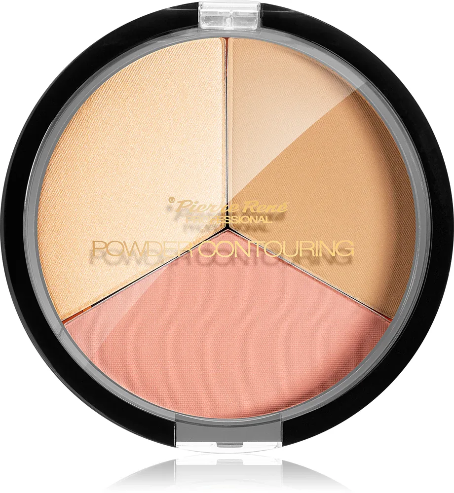 Pierre Rene Powder Contouring - Палетка для контурирования и подсветки, 23 г