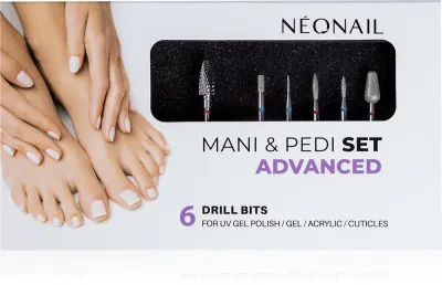 NEONAIL Mani & Pedi Set Advanced - Набор для маникюра, 6 шт