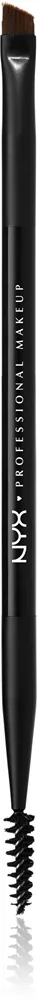 NYX Professional Makeup Pro Dual - Кисть для стилизации бровей, 1 шт