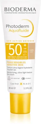 Bioderma Photoderm Aquafluid - Защитный тонизирующий флюид для лица SPF 50+, 40 мл
