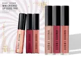 Bobbi Brown Holiday Mini Crushed Oil-Infused Gloss Trio - Увлажняющий блеск для губ в подарочном наборе — фото 1