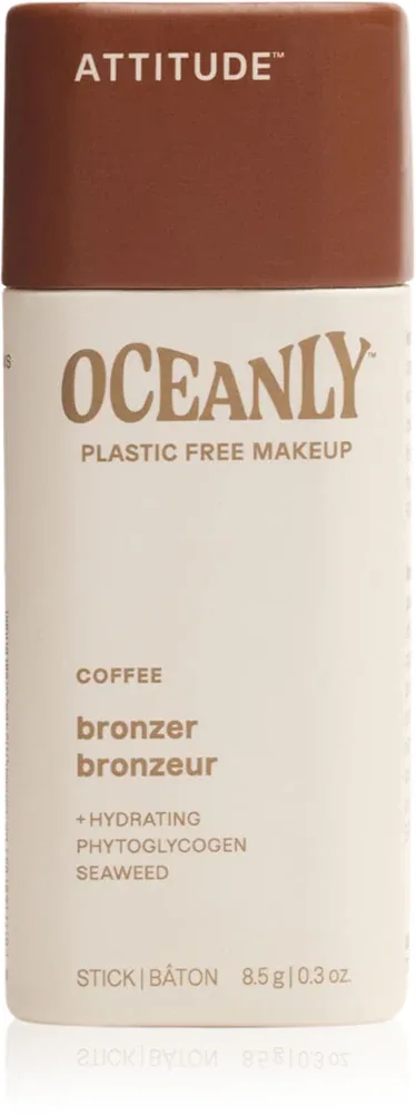 Attitude Oceanly Plastic Free Makeup - Бронзатор в стике, 8.5 г, оттенок Coffee