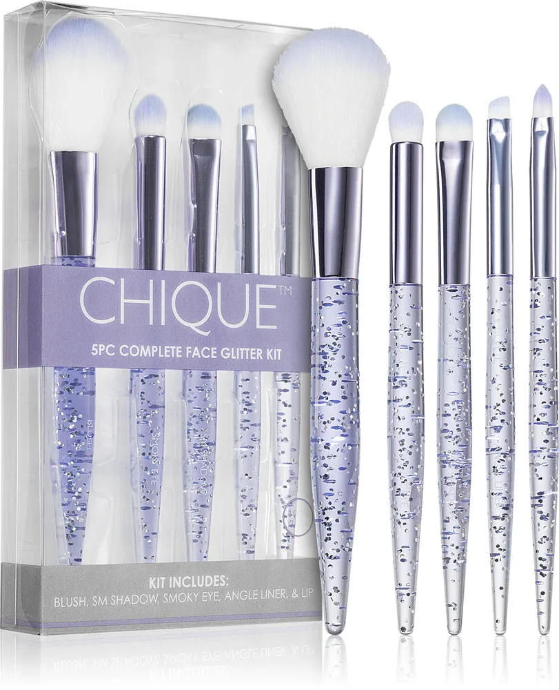 Royal and Langnickel Chique Glitter - Кисти для создания идеального макияжа, 5 шт